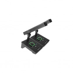 Lucky Tone DC-990C — микрофонный пульт председателя с микрофоном на квадратной стойке