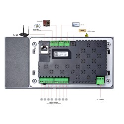 Lucky Tone B7-825AD — 7-дюймовый настенный усилитель Bluetooth 8*25 Вт с Tuya/Zigbee