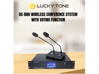 Lucky Tone UC-880: обзор – беспроводная конференц-система с функцией голосования